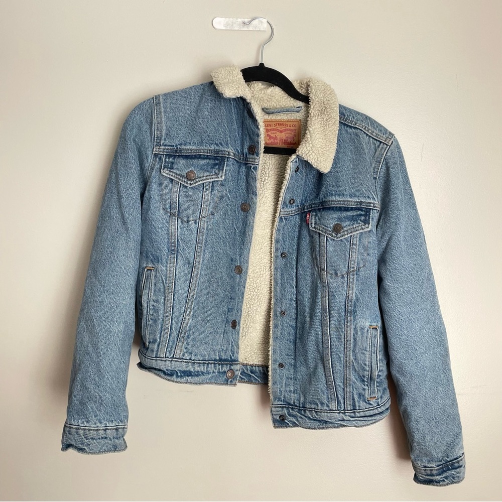 levi’s denim sherpa jacket